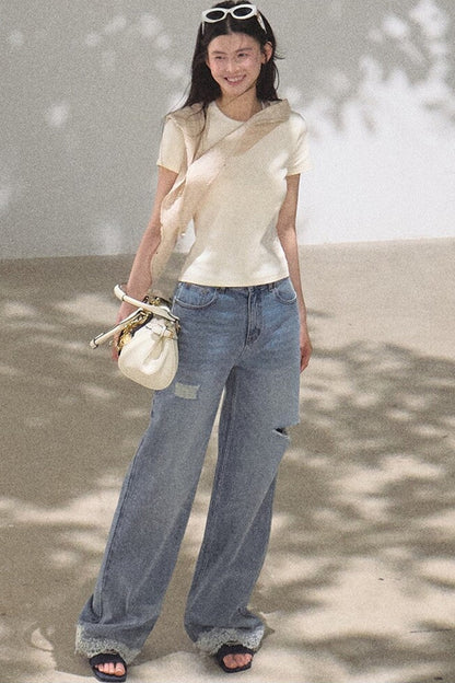 Bohemian Ripped Jeans