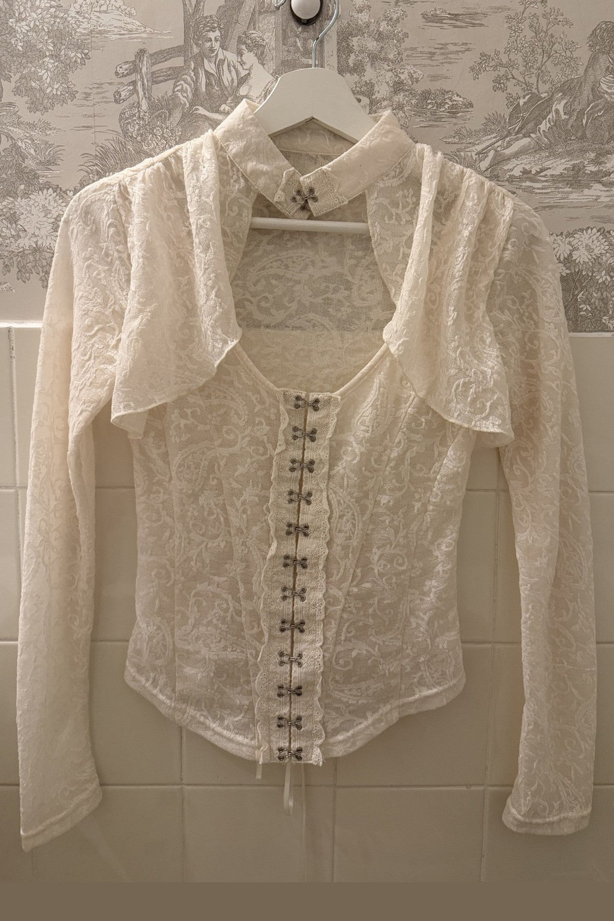 Elegant Lace Corset Top