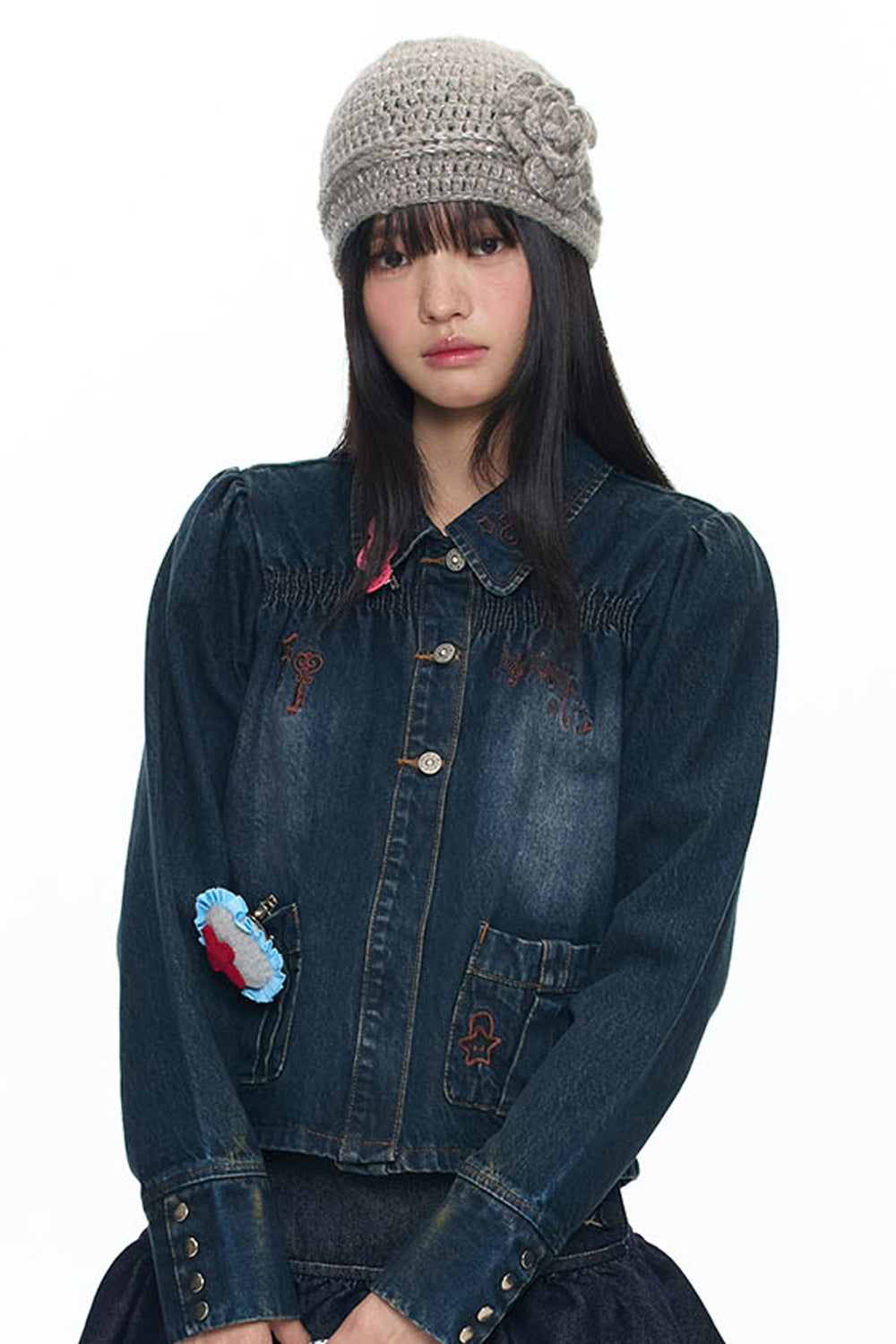 Embroidered Denim Jacket