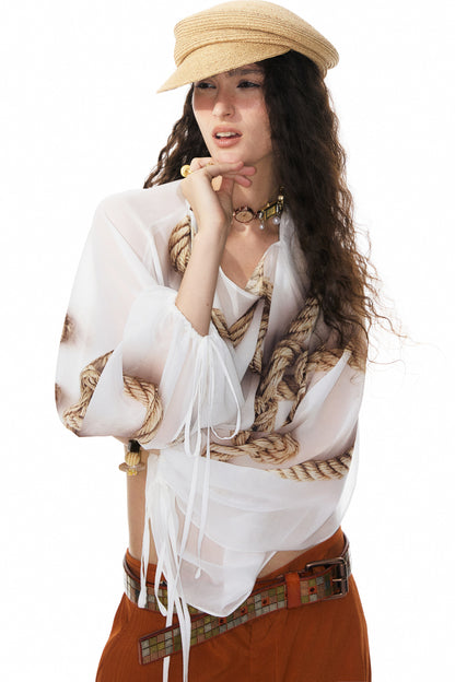 Multi-Color Printed Blouse
