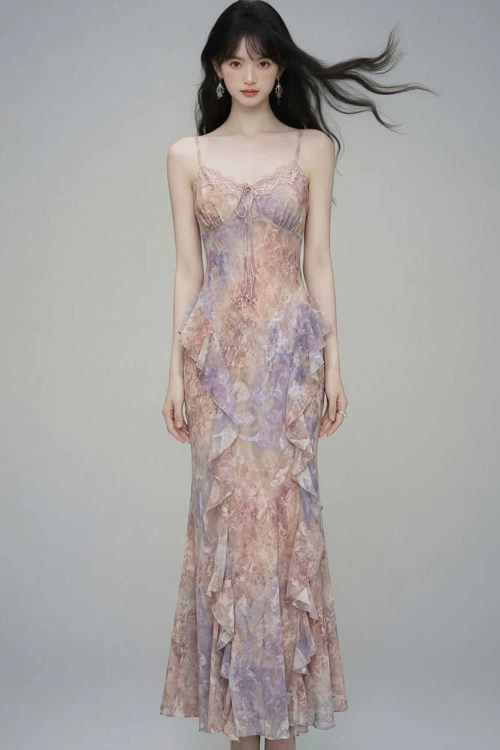 Gradient Slip Dress
