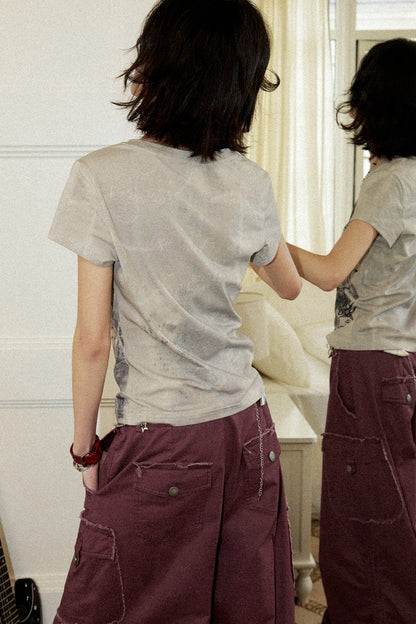 Sleepy Cropped T-Shirt