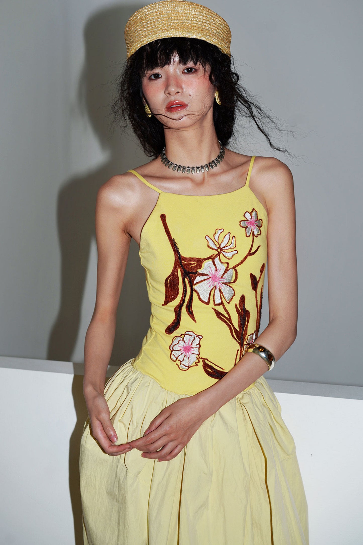 3D Embroidered Vacation Dress