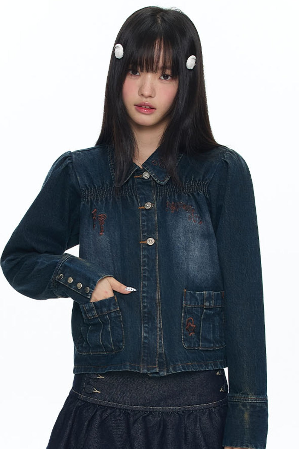 Embroidered Denim Jacket