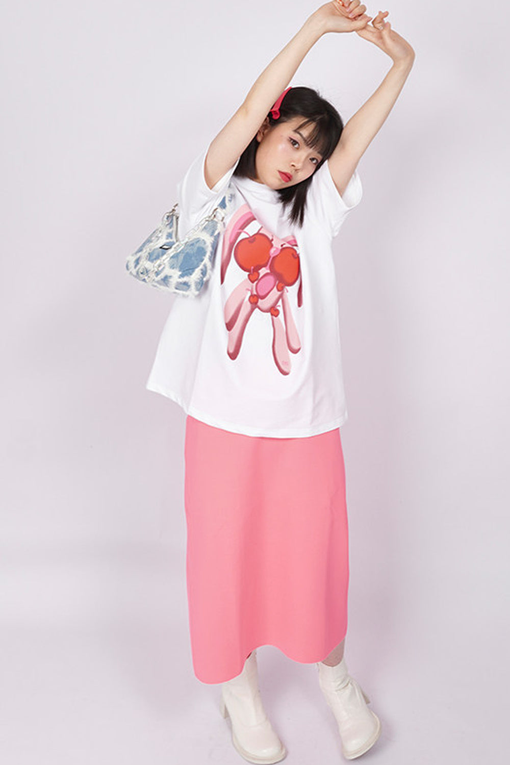 Y2K Retro Denim Shoulder Bag