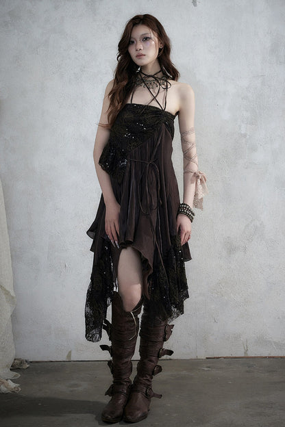 Romantic Lace Chiffon Skirt