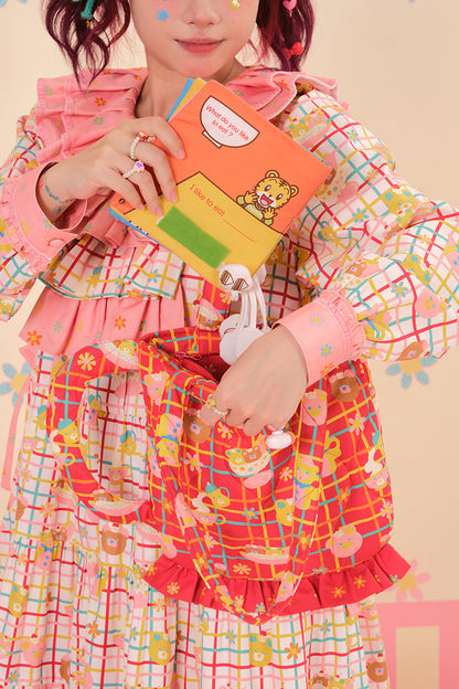Showa Teacup Zipper Single Shoulder Bag