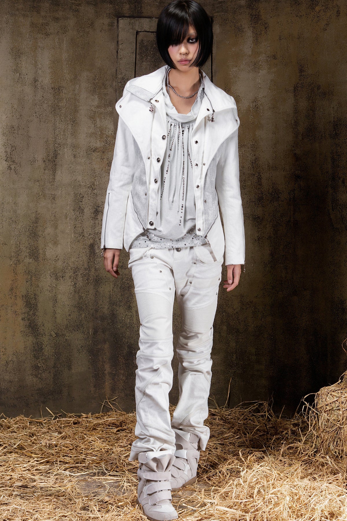Gothic Layered-Look Jacket