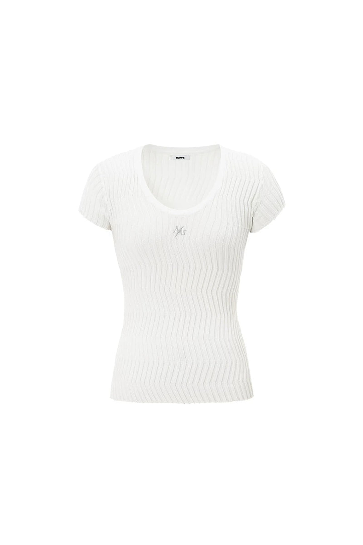 Silk-Cotton Knit Top