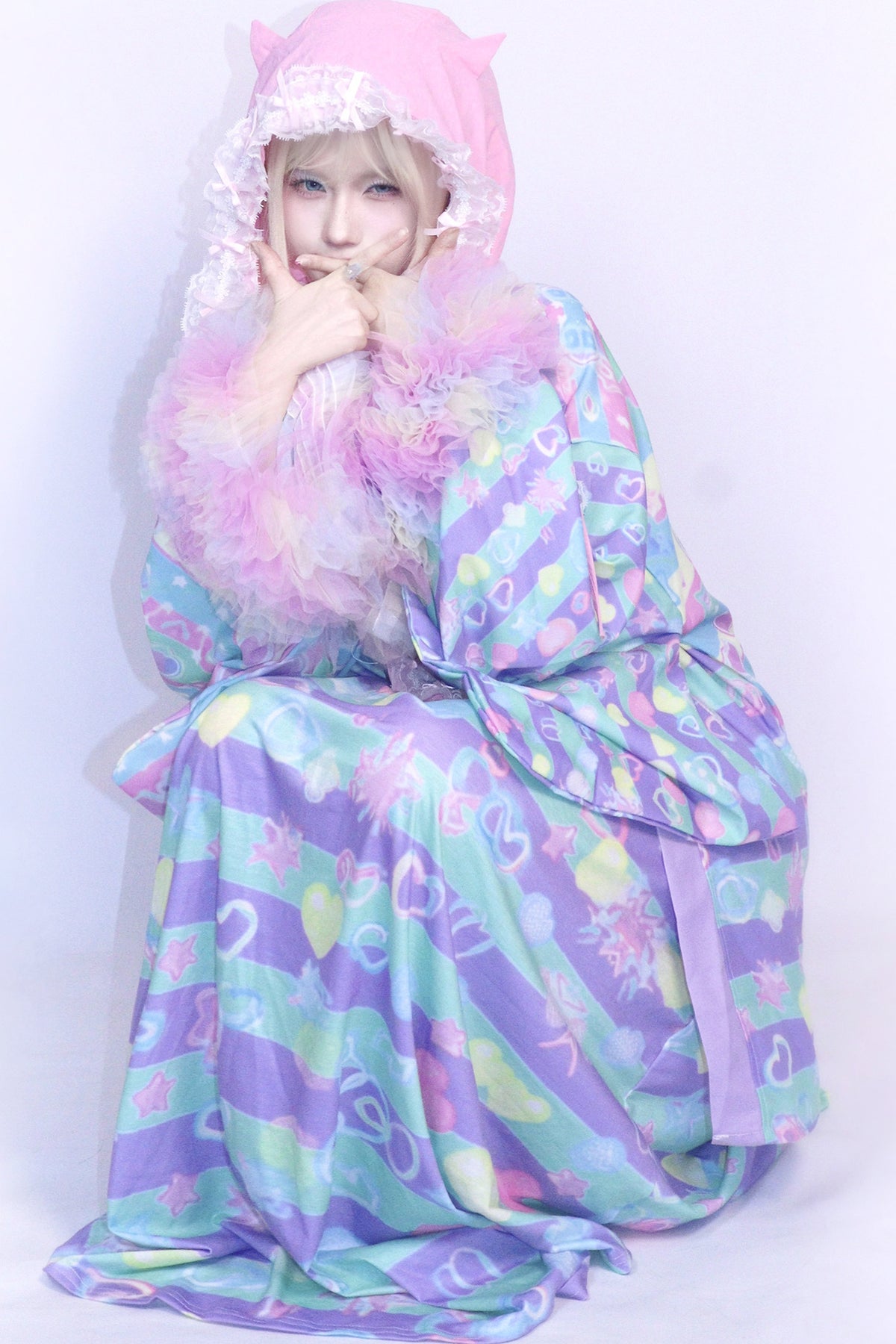 Y2K Macaron Color Cardigan