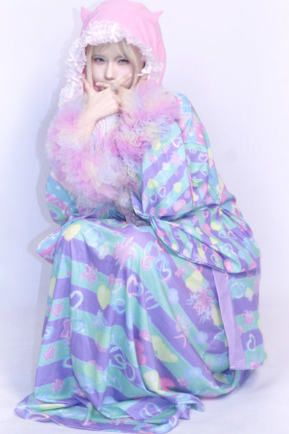 Y2K Macaron Color Cardigan