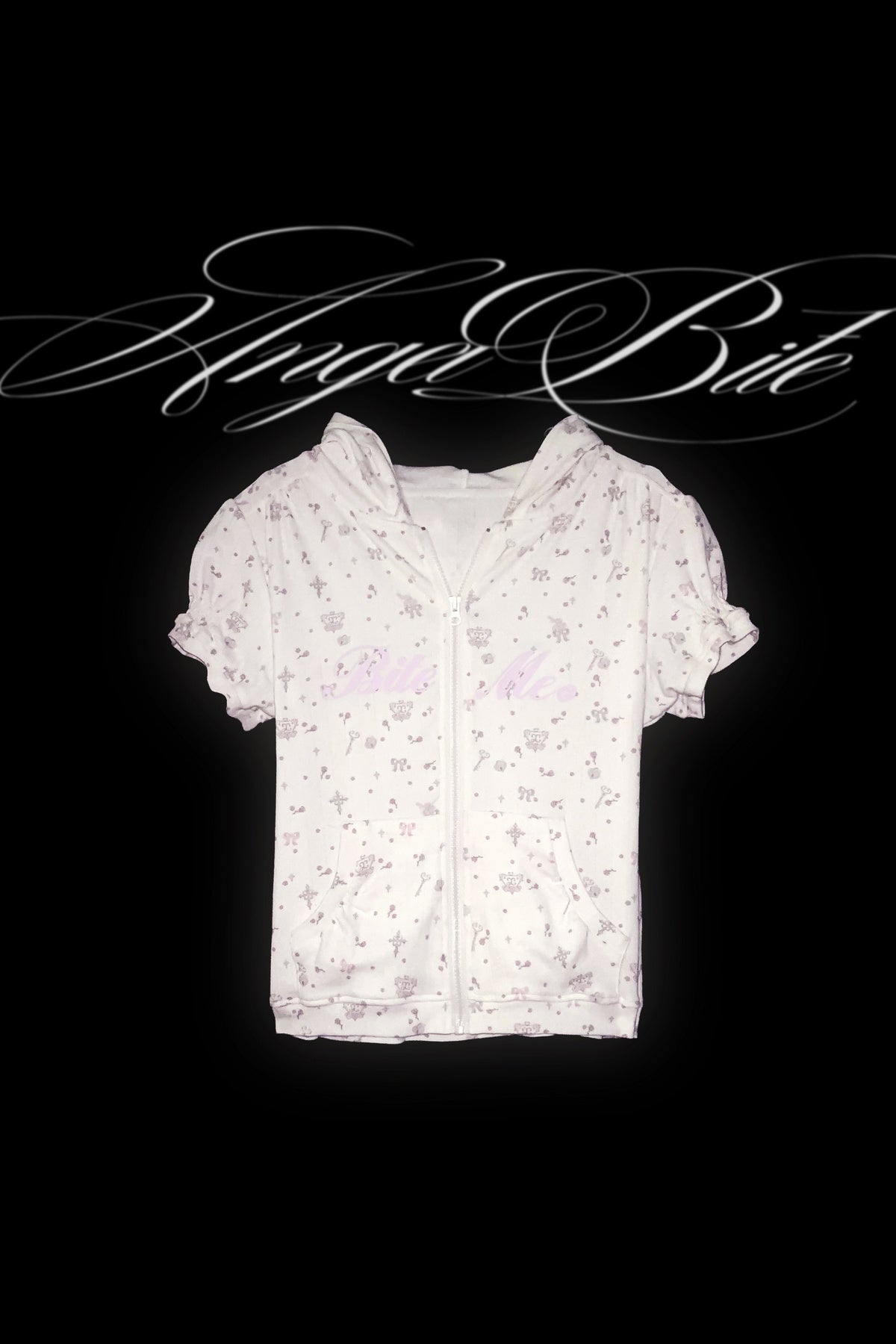 Floral Short Sleeve Sweatshirt