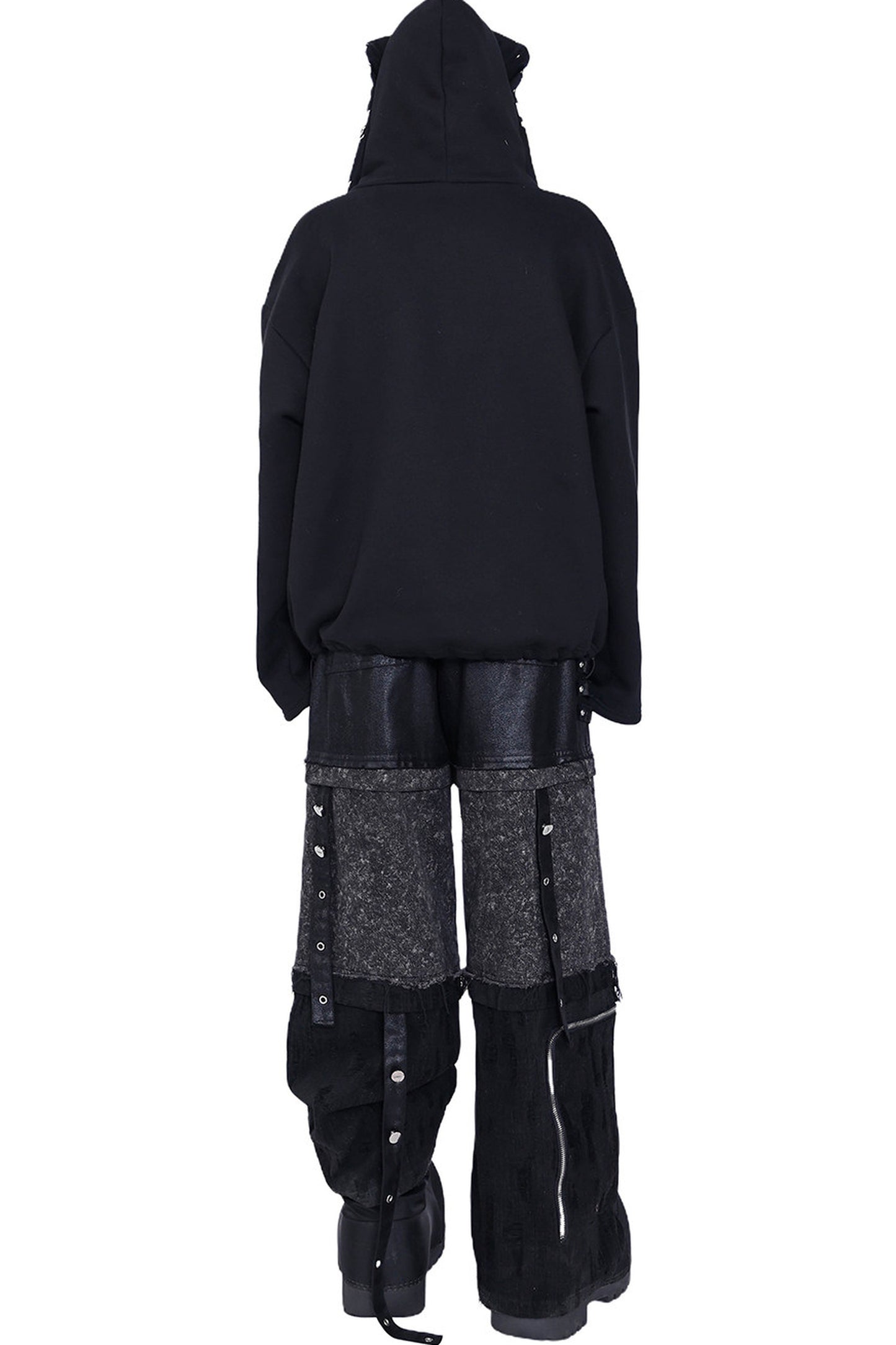 Oversized Deconstructed Mask Hoodie
