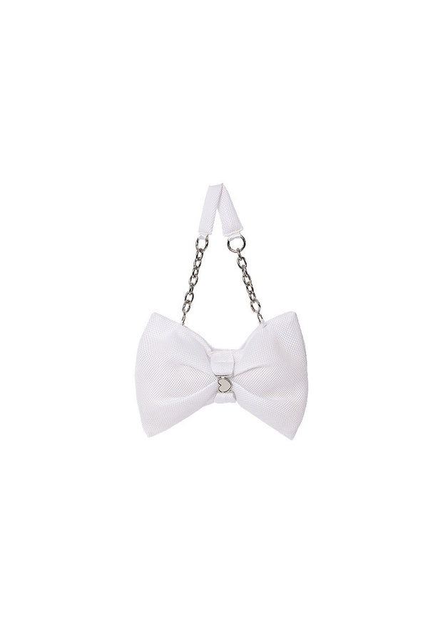Bowknot Pleated Shoulder Bag
