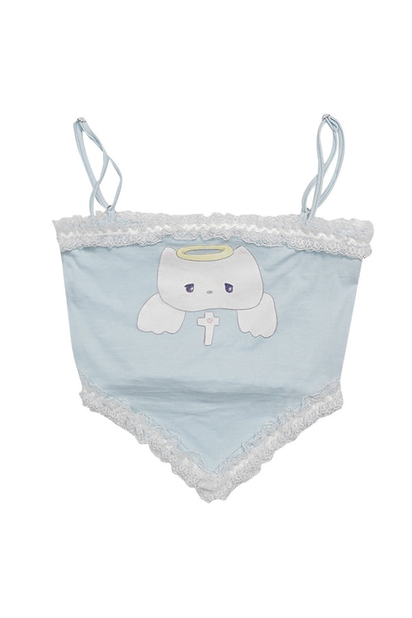 Angel Cat Lace Camisole