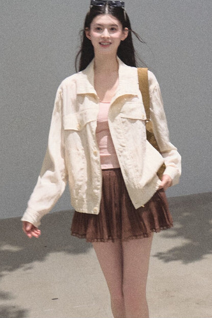 Longing Chiffon Pleated Skirt
