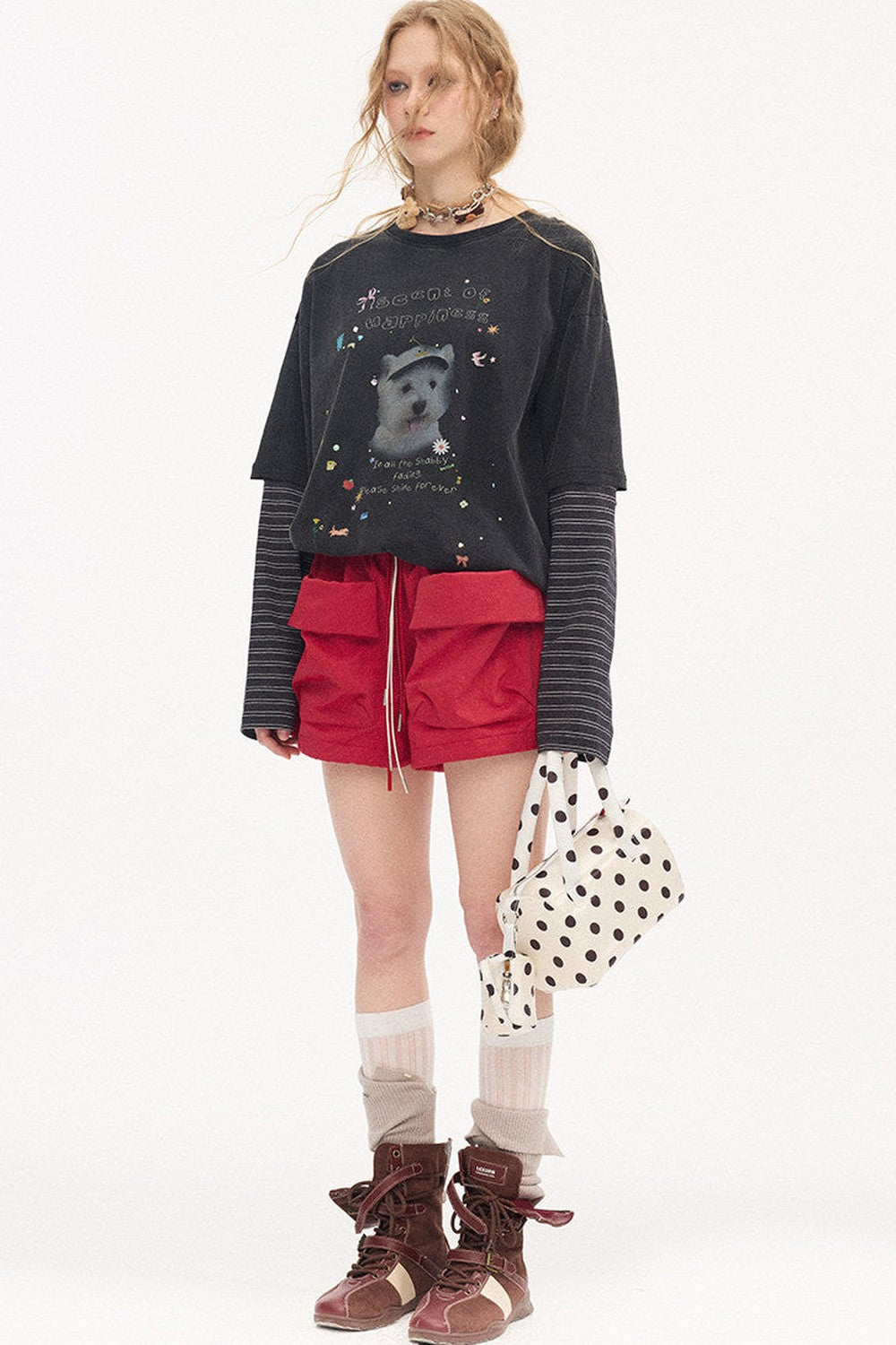 Cuffed Cargo Pants Shorts