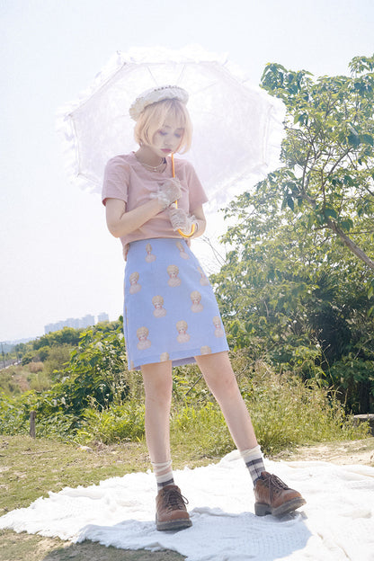 Hand-Painted Ceramic Doll Skirt
