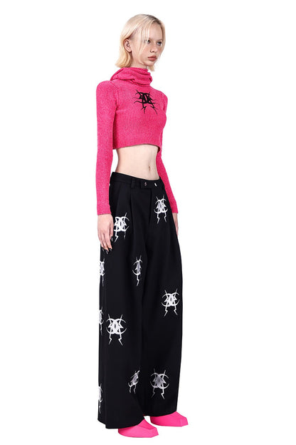 Embroidered Loose Pants
