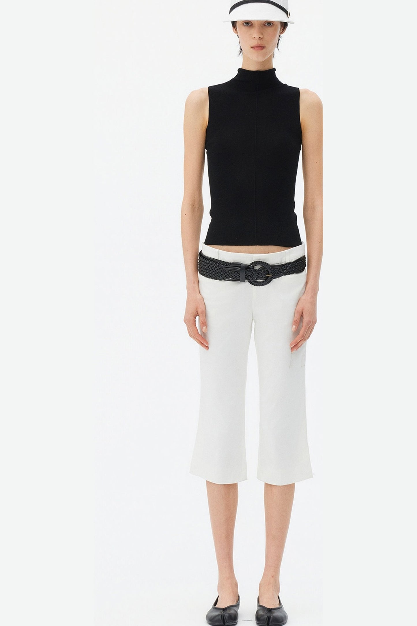 Superfine Merino Wool Seamless Turtleneck Vest