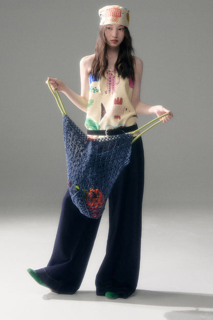 Fruit and Vegetable Print Skirt