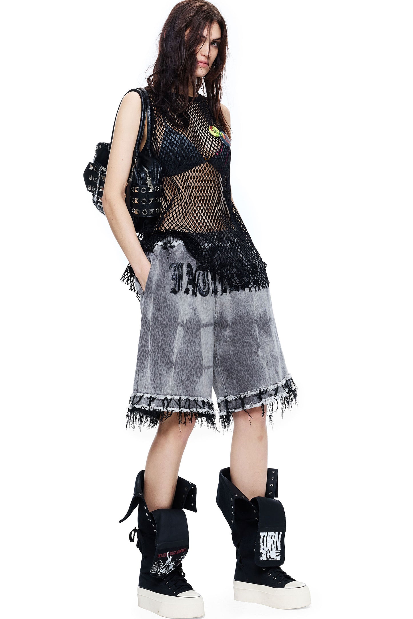 Two-Piece in One Mesh Tank Top