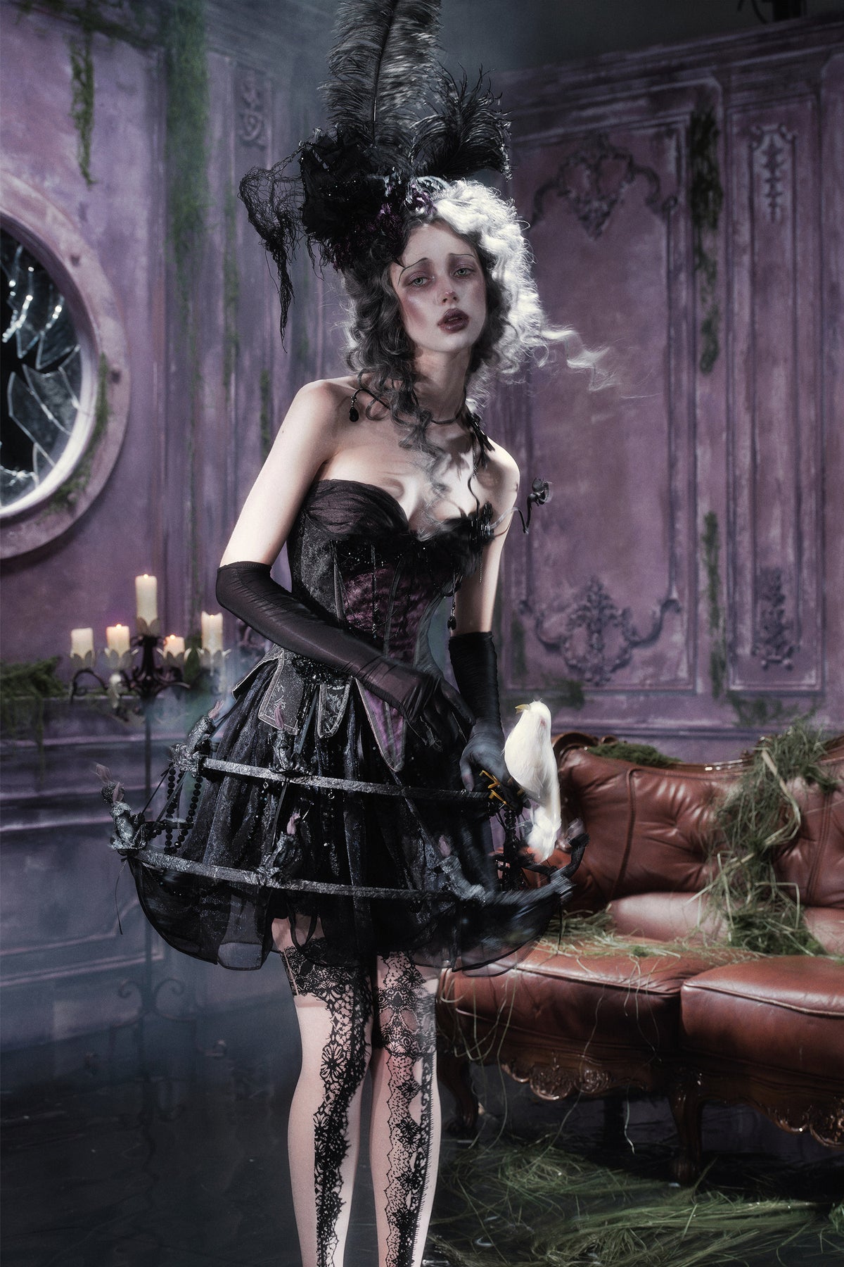 Butterfly Ghost Fishbone Corset