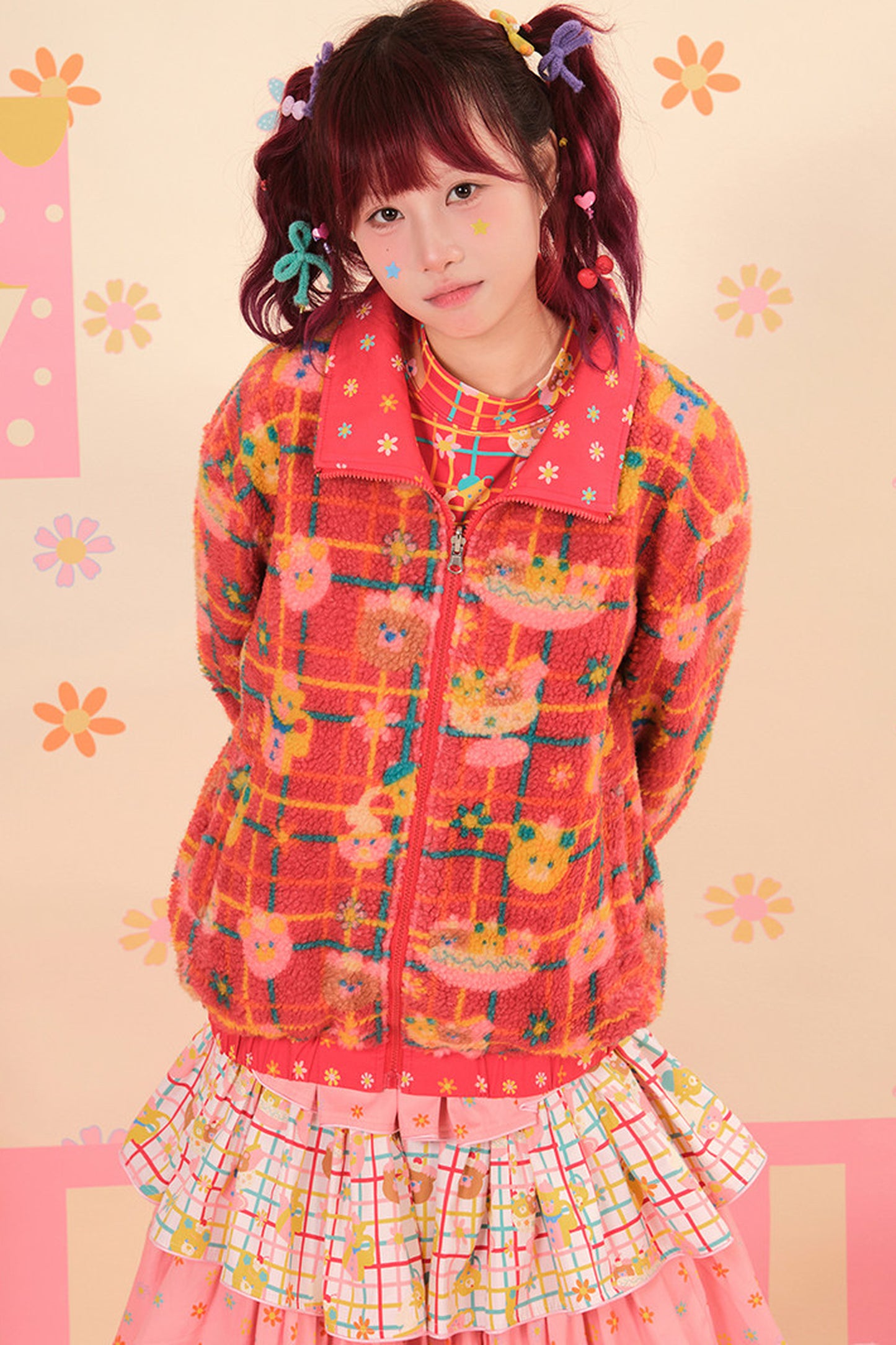 Showa Dessert House Wendbare Wolljacke