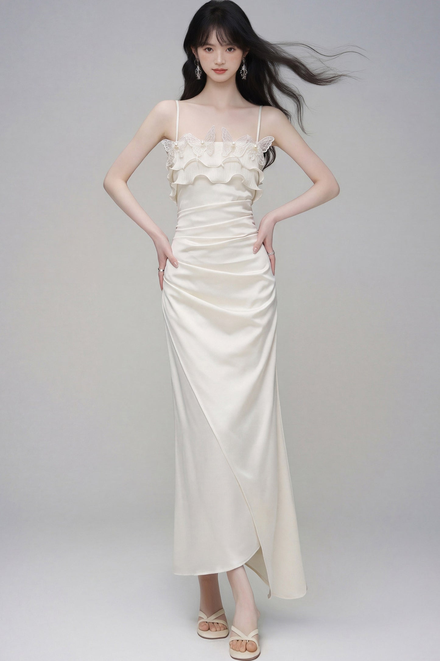 Butterfly Moon Spaghetti Dress