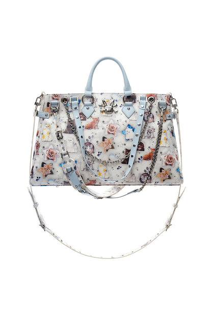 Wilde Katzen-Handtasche