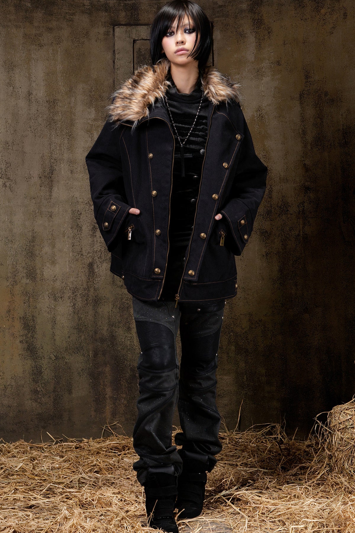 Style Mid-Length Loose Jacket
