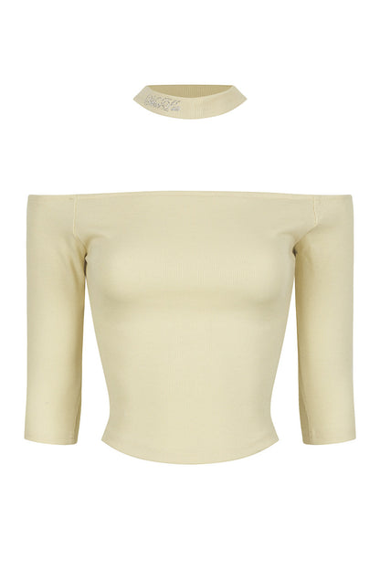 Reversible Stretch Cut-Out T-Shirt