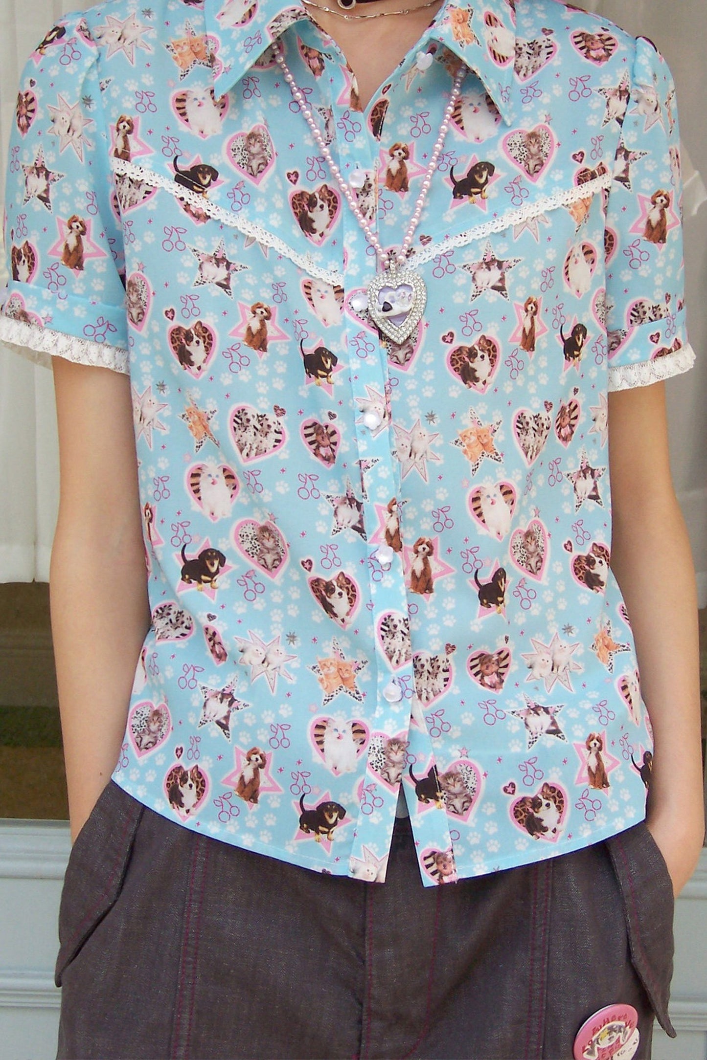 Soft Dream Lace Blouse