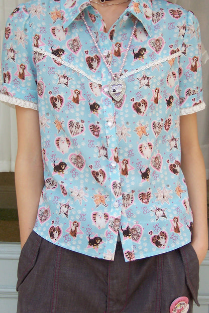 Soft Dream Lace Blouse