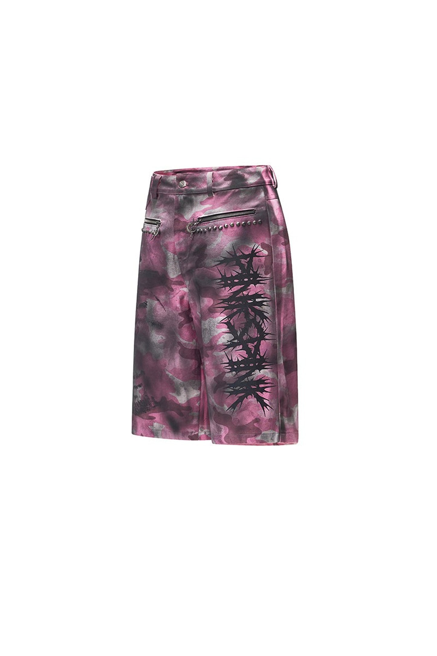 Powder Camouflage Cropped Jeans
