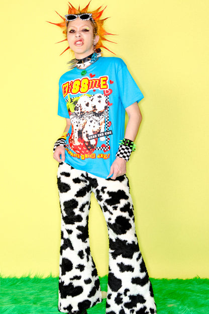 Y2K American Punk Dalmatian Oversized T-Shirt