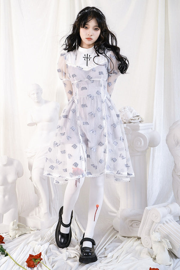 Butterfly Lace Princess Dress