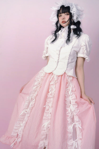 Heavenly Bow Lace Skirt