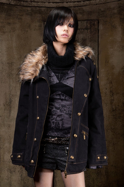 Style Mid-Length Loose Jacket