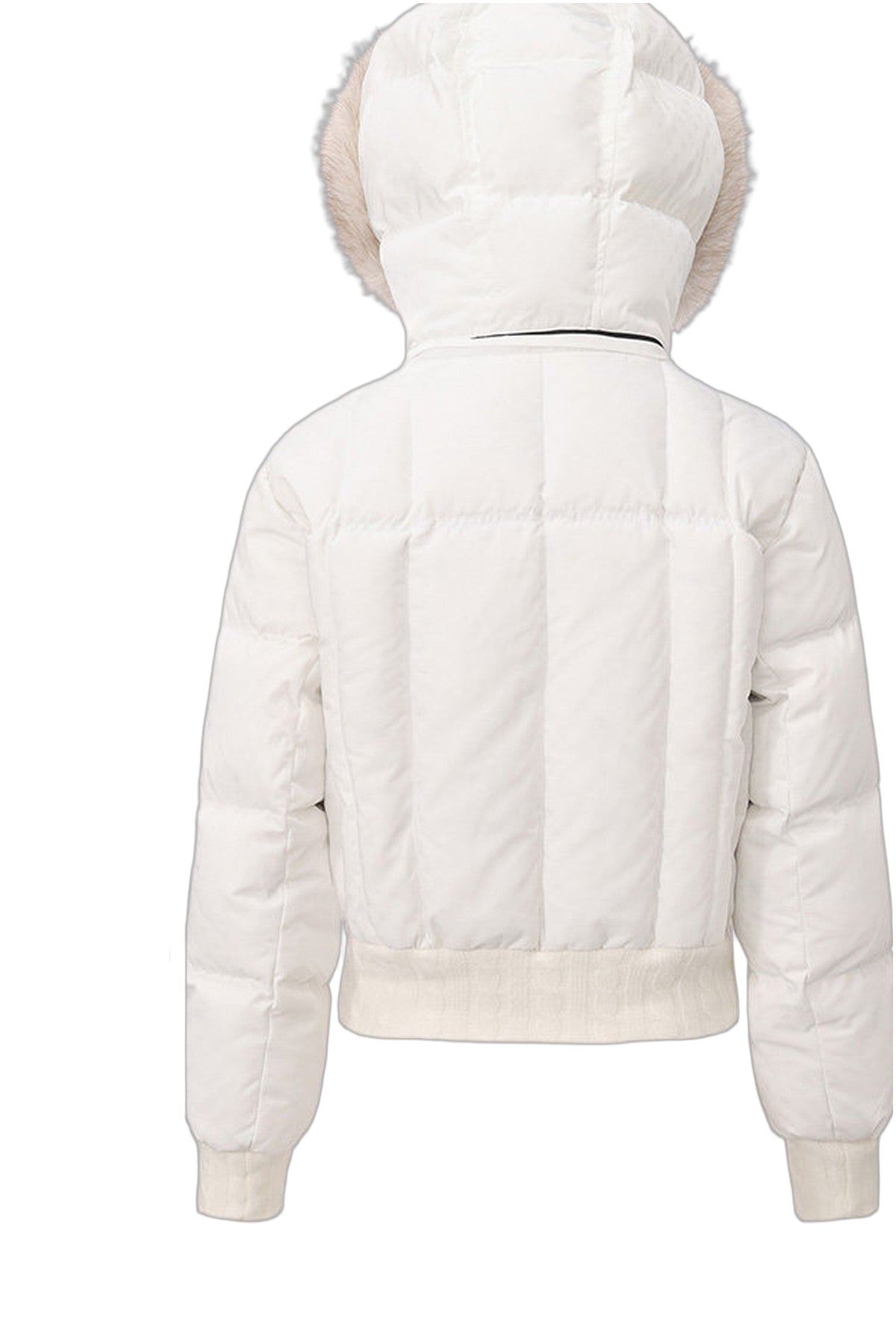 Short Fur Hooded Down Jacket