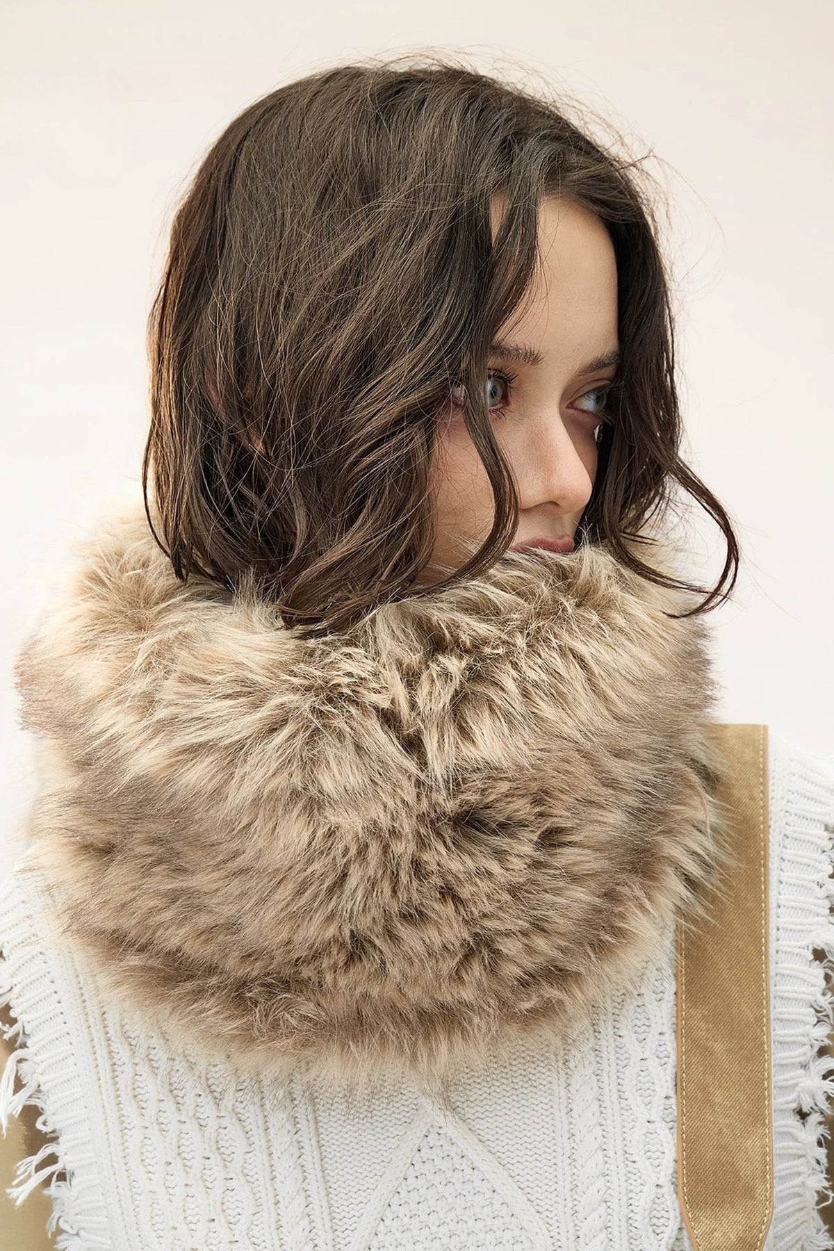 Thickened Faux Fur Collar Scarf