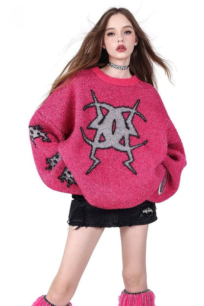 Electric Moon Knit Sweater