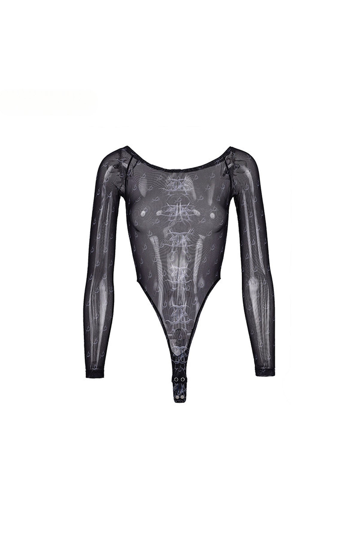 Y2K Punk See-Through Mesh Base Layer