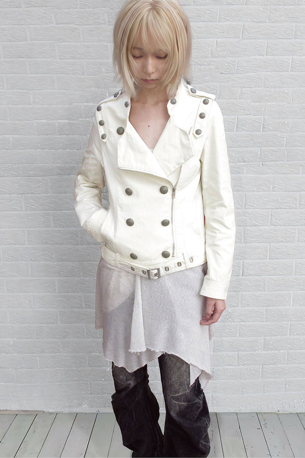 Military Style Double-Breasted Jacket
