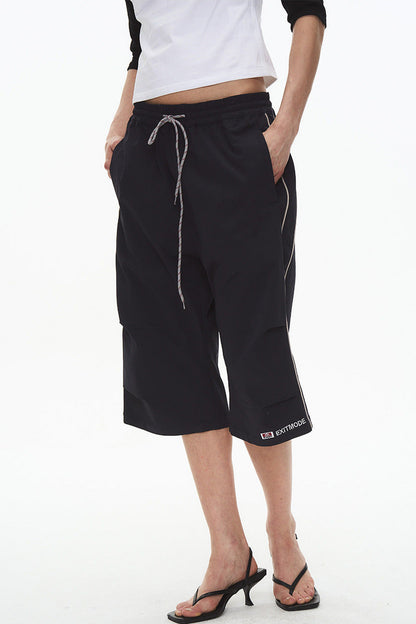 Retro Pleated Cargo Shorts