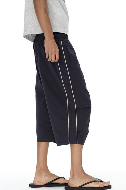 Retro Pleated Cargo Shorts