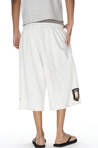 Double-Waist Plaid Patchwork Sweatpants