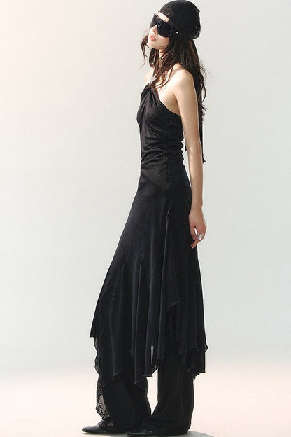 Ink Mist Jellyfish Hem Dress