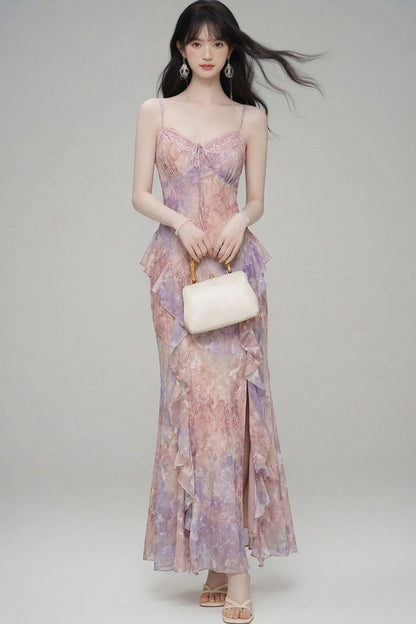 Gradient Slip Dress