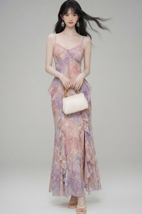 Gradient Slip Dress